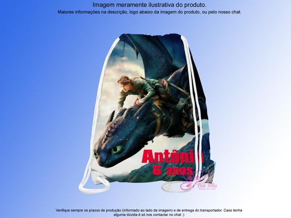 Mochilinha Personalizada Como Treinar Seu Dragão