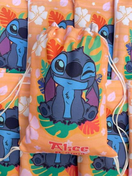 Mochilinha Personalizada Stitch