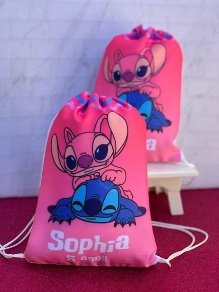 Mochilinha Personalizada Stitch