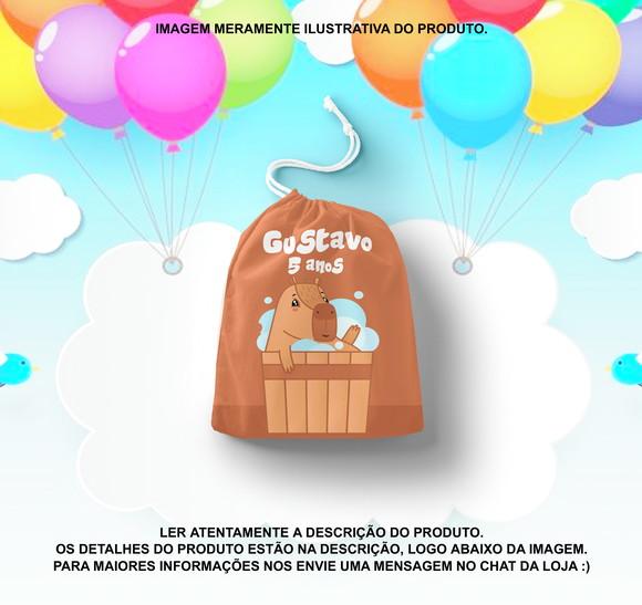 Saquinho Surpresa Personalizado Capivara