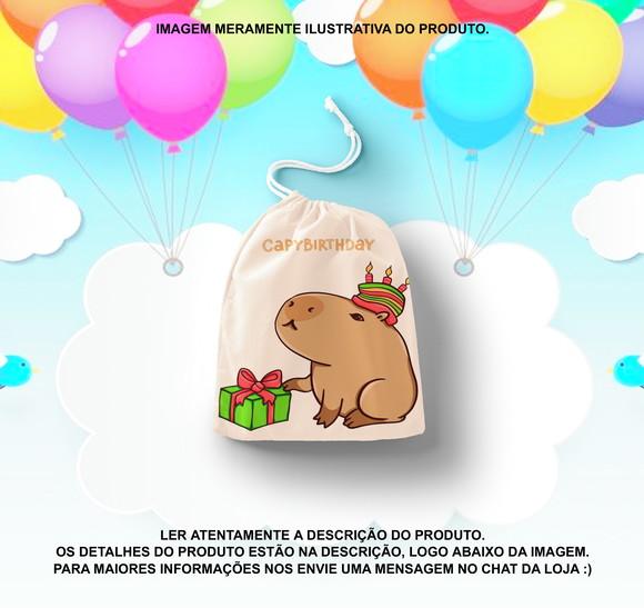 Saquinho Surpresa Personalizado Capivara