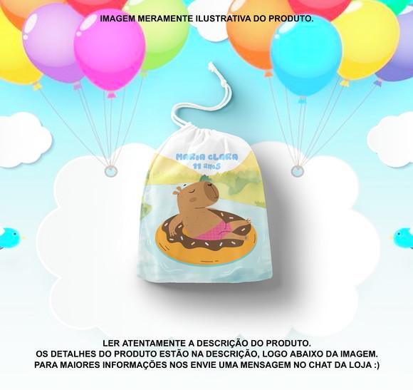 Saquinho Surpresa Personalizado Capivara