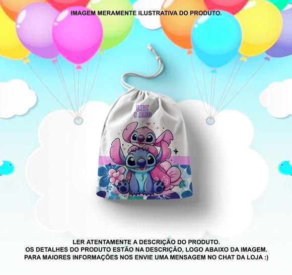 Saquinho Surpresa Personalizado Stitch