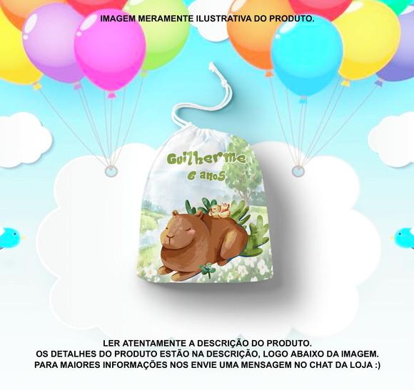 Saquinho Surpresa Personalizado Capivara