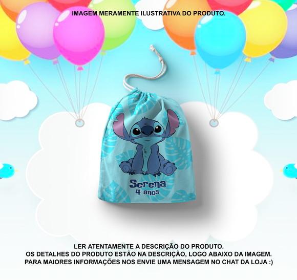 Saquinho Surpresa Personalizado Stitch