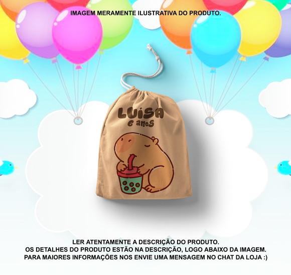 Saquinho Surpresa Personalizado Capivara