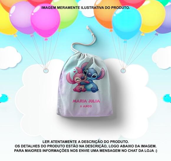 Saquinho Surpresa Personalizado Stitch