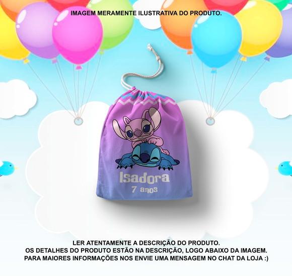 Saquinho Surpresa Personalizado Stitch