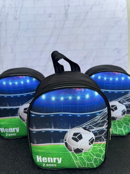 Mochila de Costas Infantil Personalizada Futebol