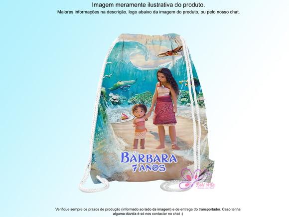 Mochilinha Personalizada Moana 2