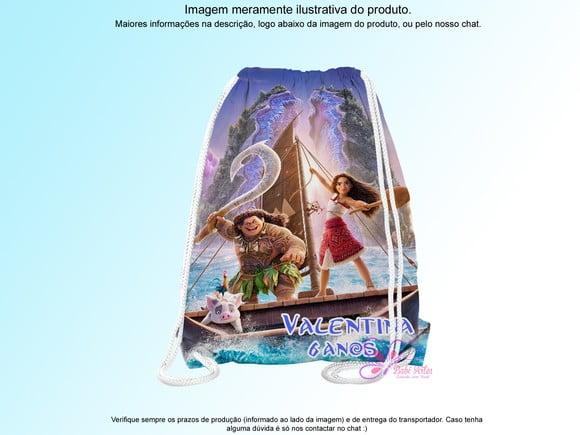 Mochilinha Personalizada Moana 2