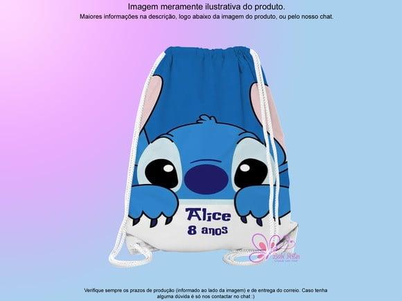 Mochilinha Personalizada Stitch