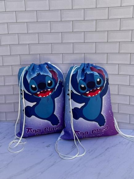 Mochilinha Personalizada Stitch