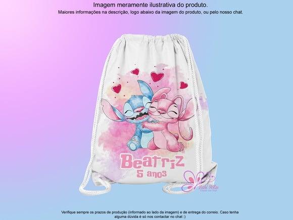 Mochilinha Personalizada Stitch