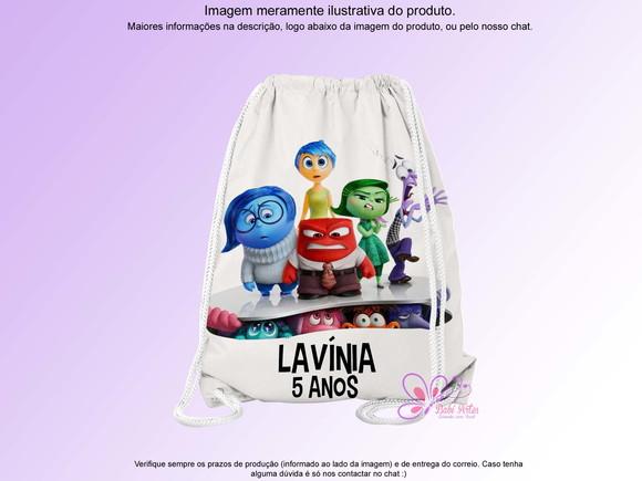 Mochilinha Personalizada Divertidamente