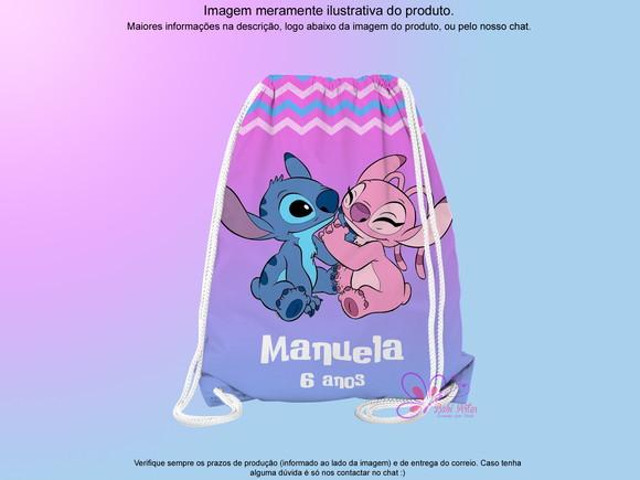 Mochilinha Personalizada Stitch
