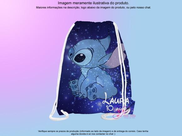 Mochilinha Personalizada Stitch