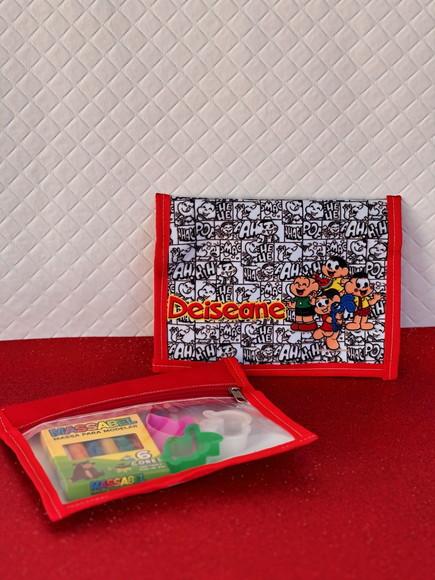 Necessaire Pers. T. da Monica + Kit Massinha e Modeladores