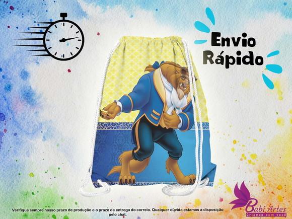 Mochilinha a Bela e a Fera ( Envio + Rápido )