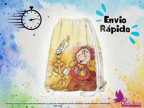 Mochilinha a Bela e a Fera ( Envio + Rápido )