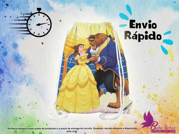 Mochilinha a Bela e a Fera ( Envio + Rápido )