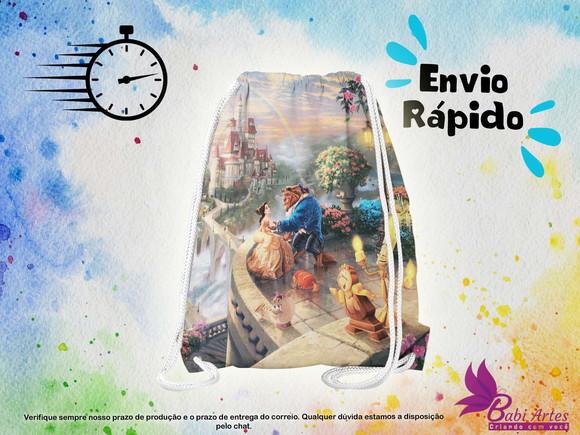 Mochilinha a Bela e a Fera ( Envio + Rápido )