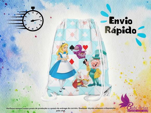 Mochilinha Alice no Pais das Maravilhas ( Envio + Rápido )