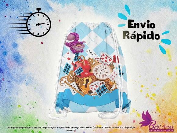 Mochilinha Alice no Pais das Maravilhas ( Envio + Rápido )