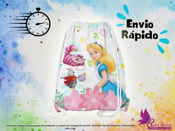 Mochilinha Alice no Pais das Maravilhas ( Envio + Rápido )