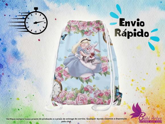 Mochilinha Alice no Pais das Maravilhas ( Envio + Rápido )