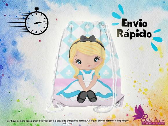Mochilinha Alice no Pais das Maravilhas ( Envio + Rápido )