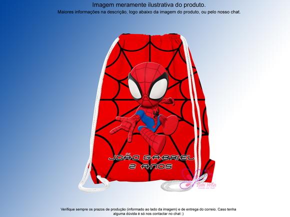 Mochilinha Personalizada Homen Aranha Cute