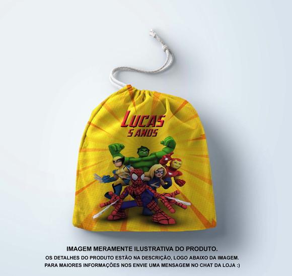 *saquinho Surpresa Personalizado Super Heróis