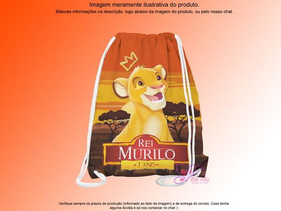 Mochilinha Personalizada o Rei Leão