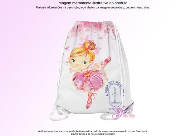 Mochilinha Personalizada Bailarina