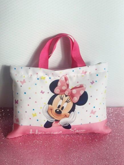 Sacolinha Ecobag Personalizada 28x19cm Minie