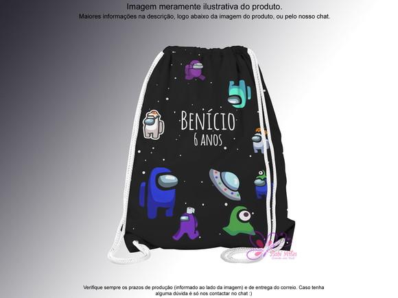 Mochilinha Personalizada Among Us