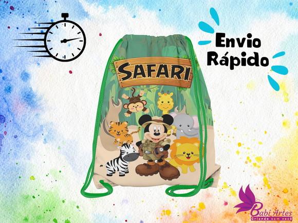 Mochilinha Safari Mickey ( Envio + Rápido )