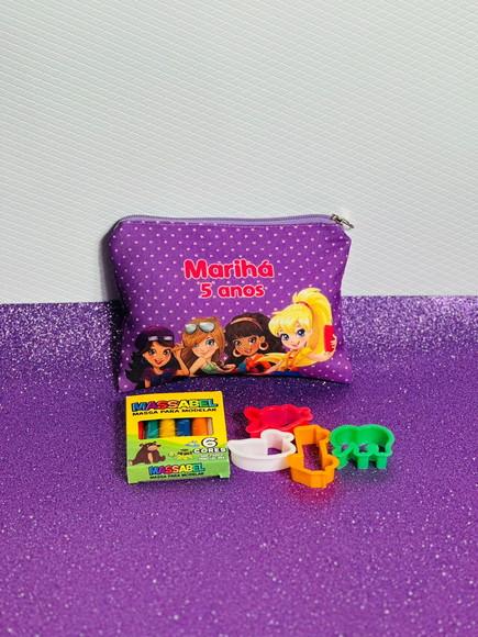 Kit Nécessaire Personalizada c/ Massinha e Cortador