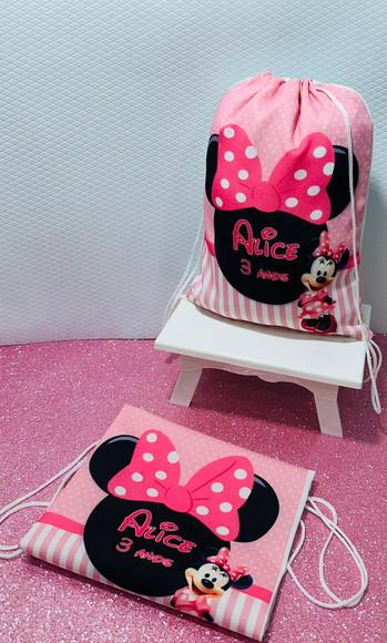Mochilinha Personalizada Minie