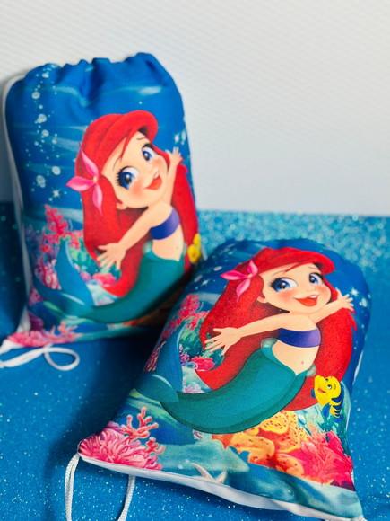 Mochilinha Personalizada a Pequena Sereia Baby