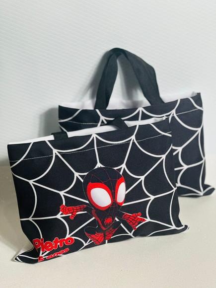 Sacolinhas Ecobag Personalizadas 28x19cm Homem Aranha