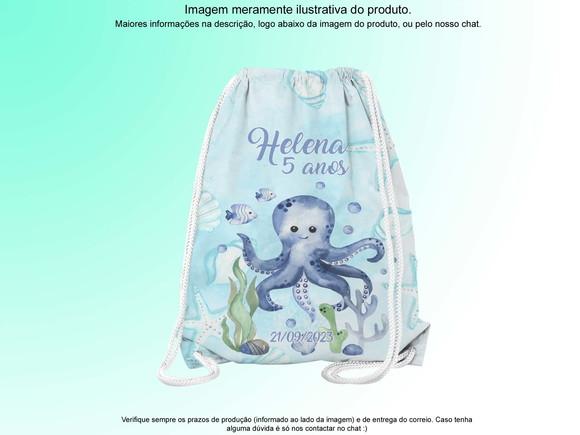 Mochilinha Personalizada Sereia