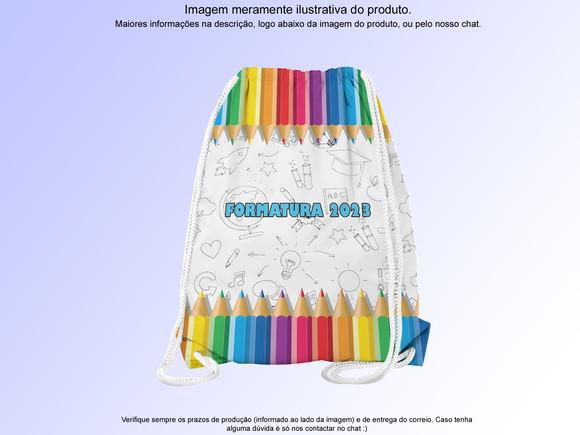 Mochilinha Personalizada Formatura