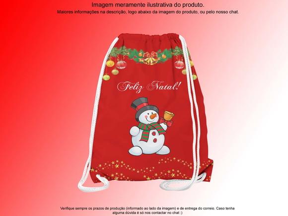 Mochilinha Personalizada Feliz Natal