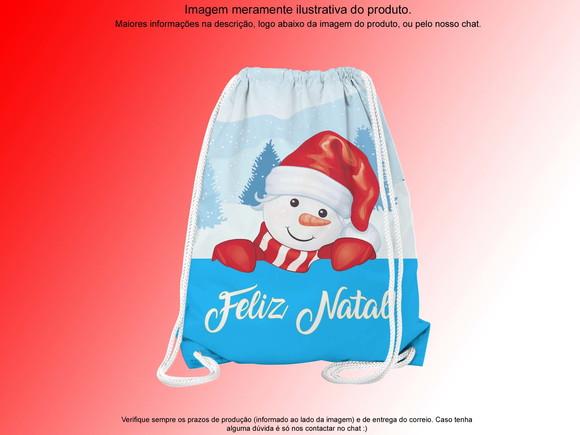 Mochilinha Personalizada Feliz Natal