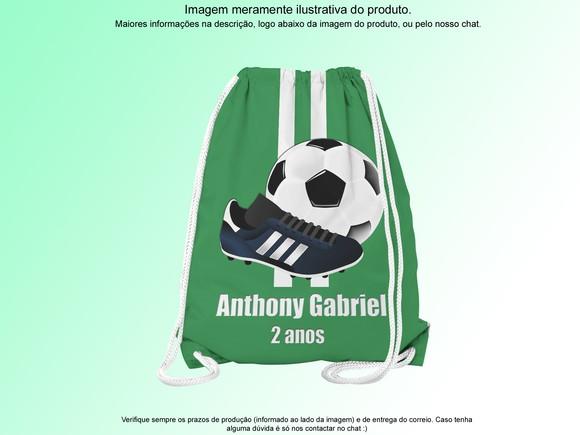 Mochilinha Personalizada Futebol
