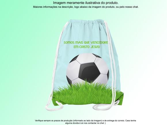 Mochilinha Personalizada Futebol