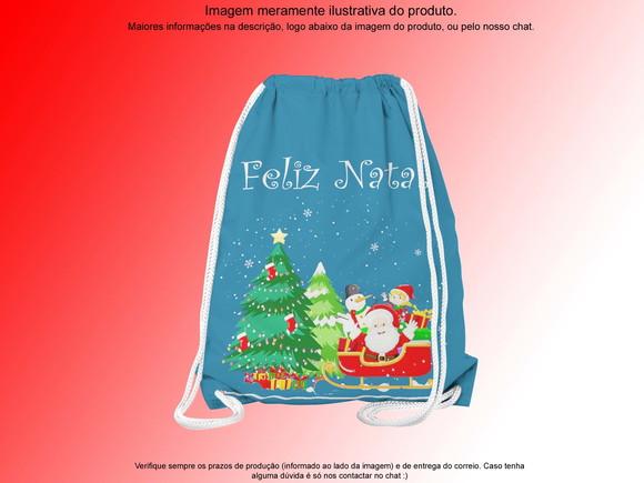 Mochilinha Personalizada Feliz Natal