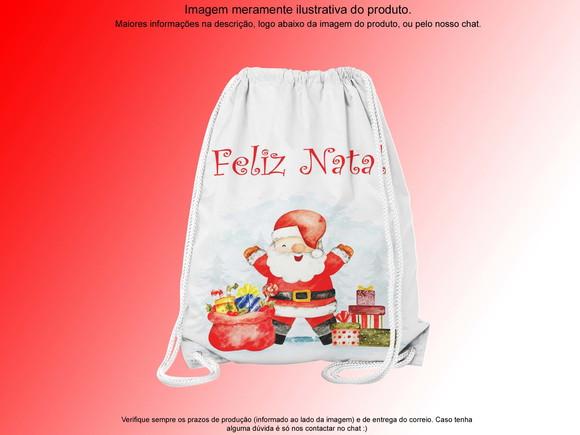 Mochilinha Personalizada Feliz Natal